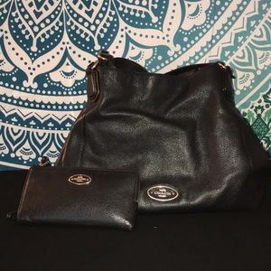 Coach purse with matching wallet